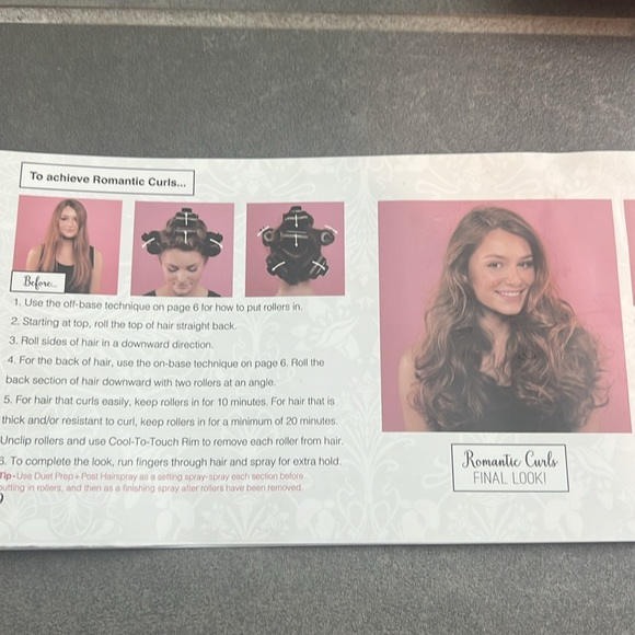 Calista velvet hair rollers - Picture 4 of 7